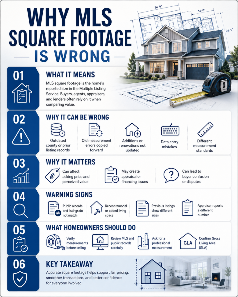 Why MLS Square Footage Is wrong?