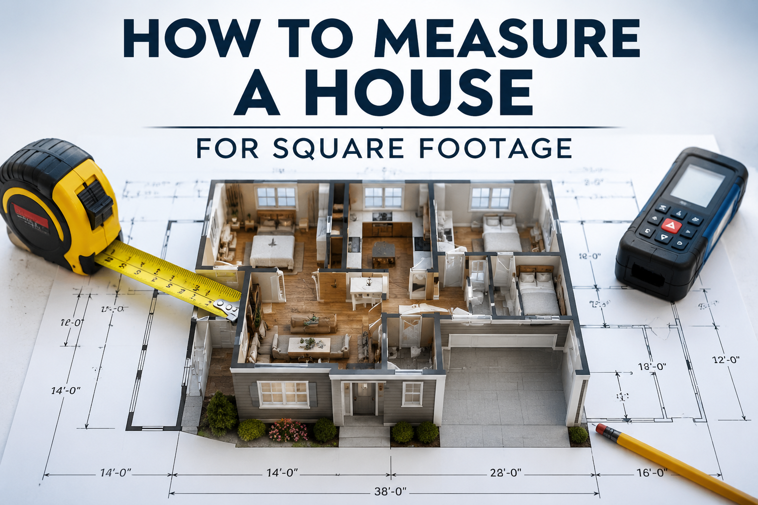 How to Measure a House for Square Footage Correctly